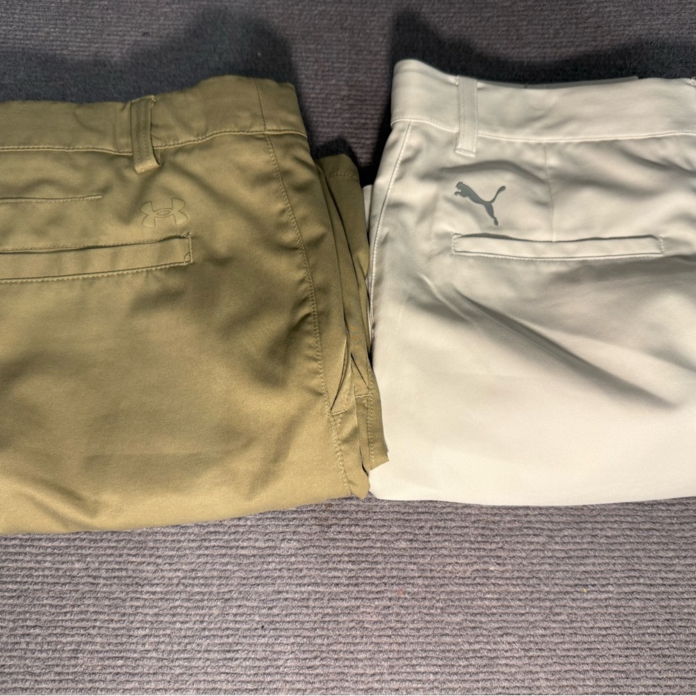 Under Armour & puma golf shorts kids